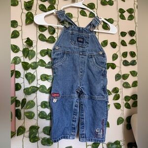 Toddler/Baby Carters overalls “big bear construction” size 9-12 months vintage